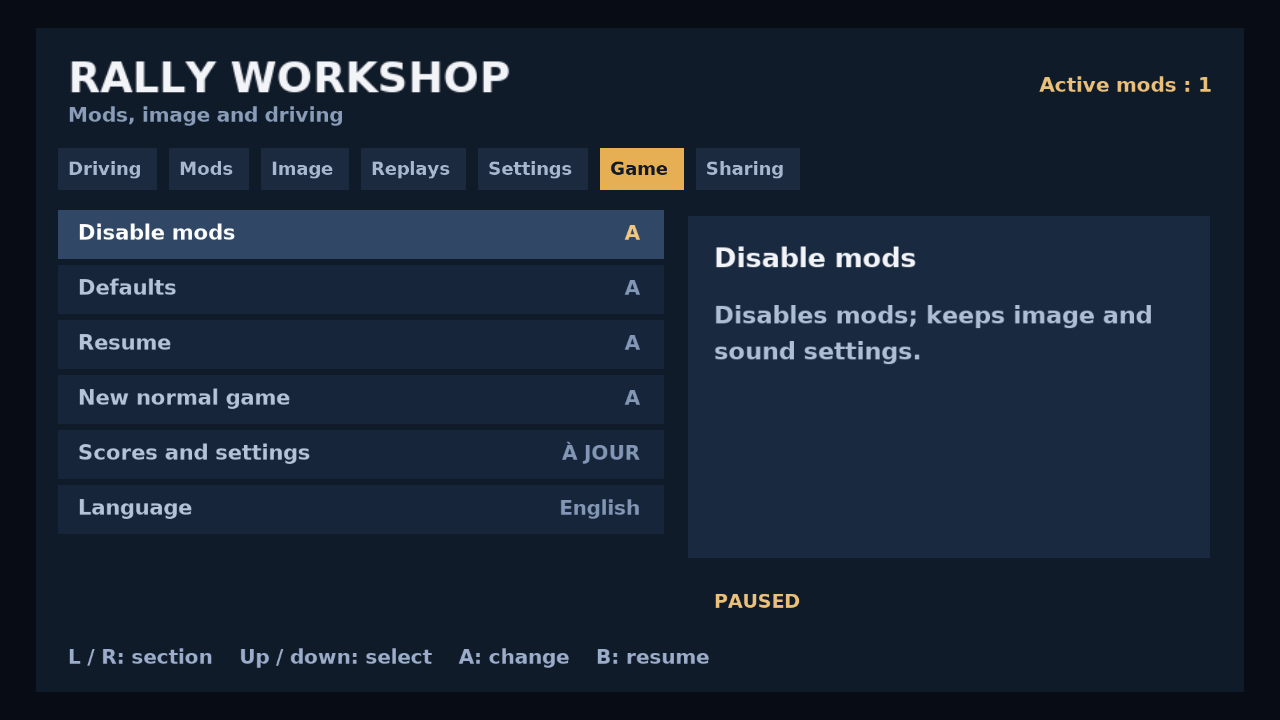 Workshop: Game