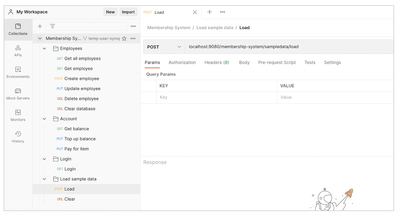 Sample data request