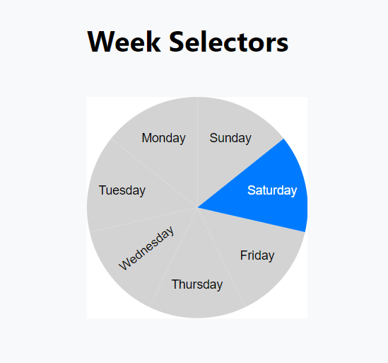 Weekly Selector reactjs-weekdays-picker - npm