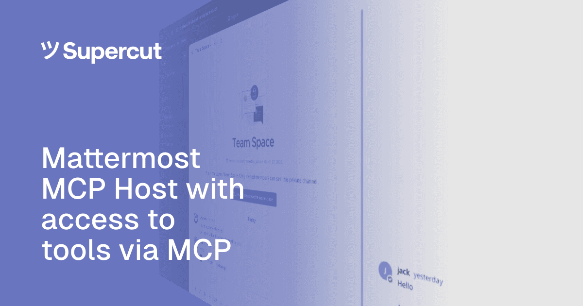 AI Agent in Action in Mattermost