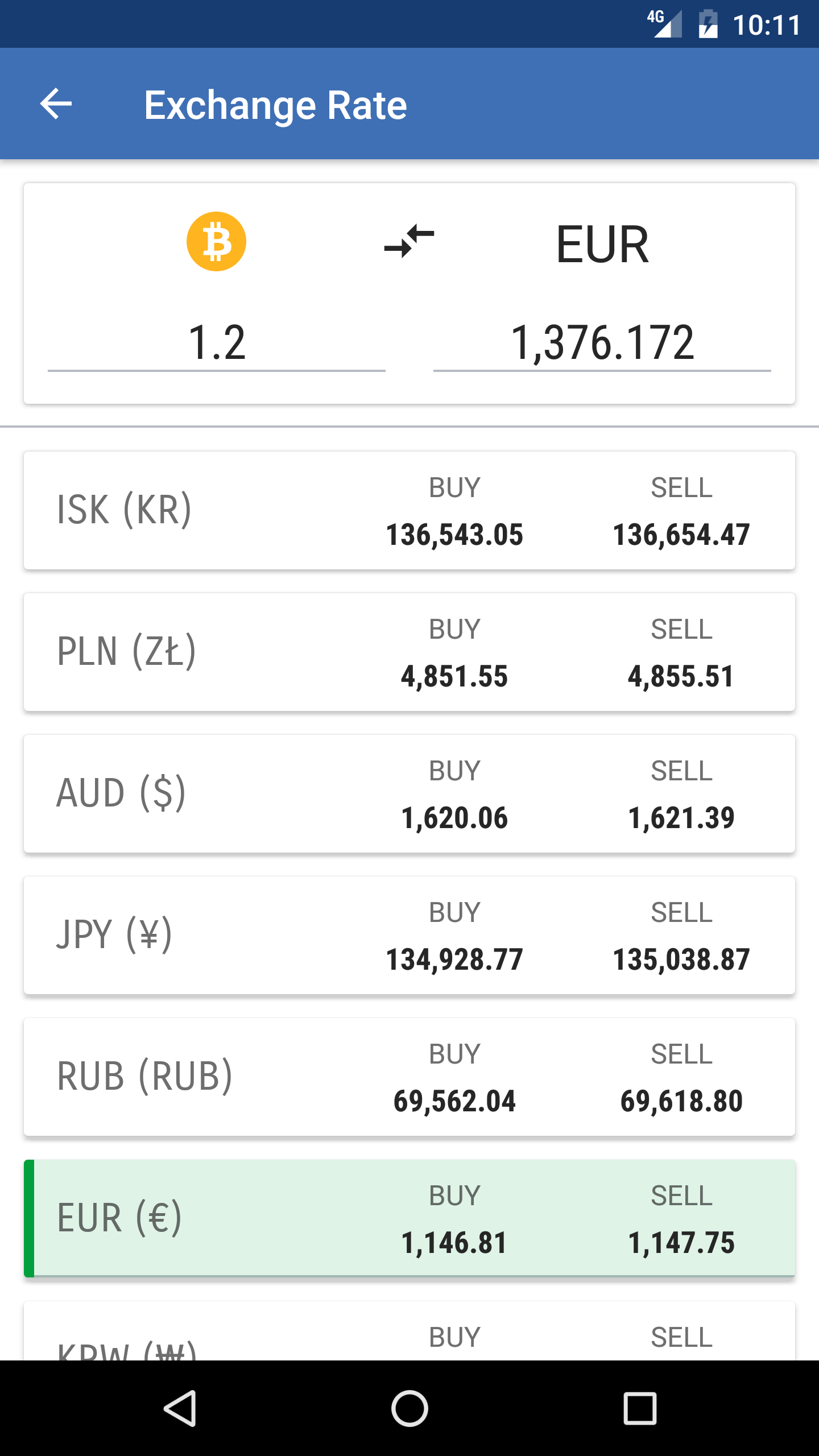 Exchange Rate