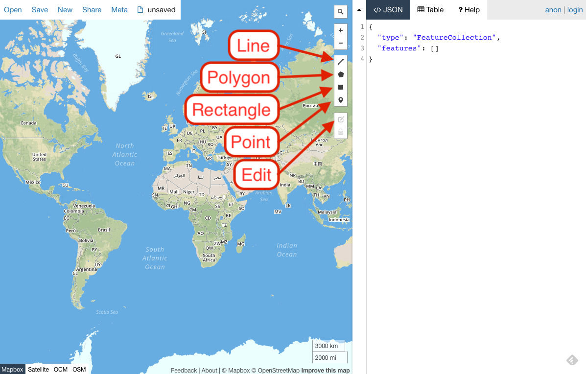 Geojson.io screenshot