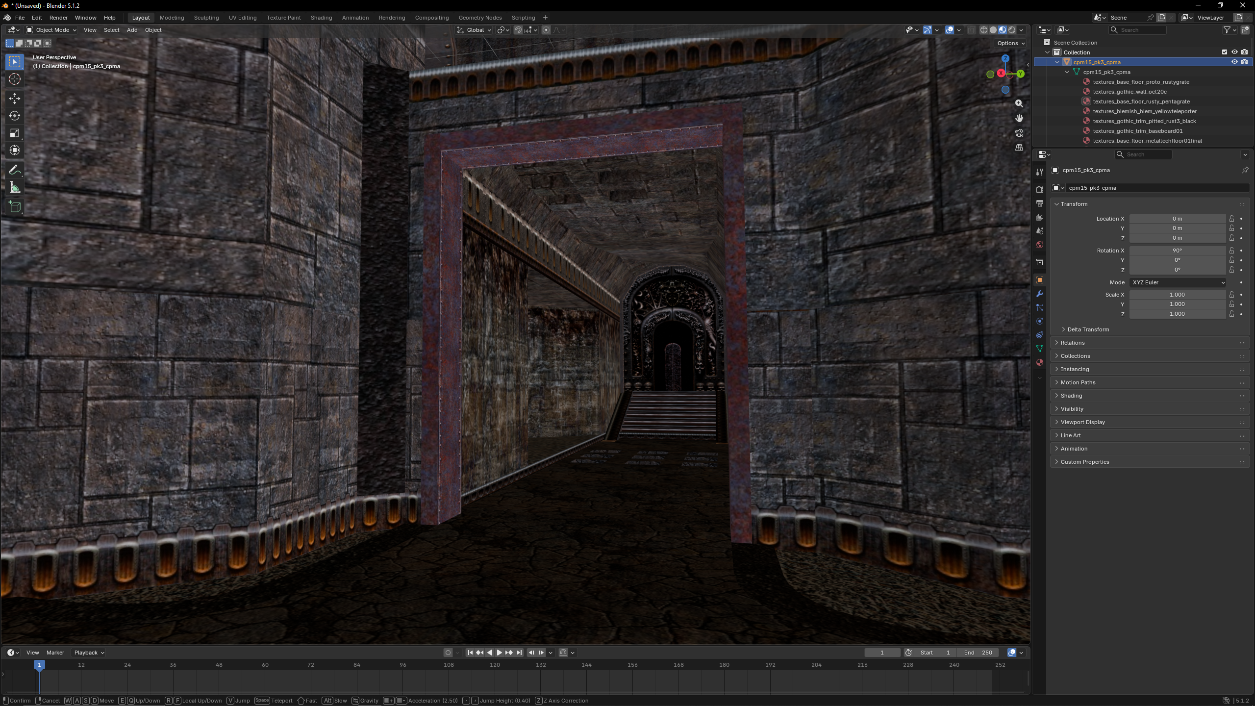 CPMA render export
