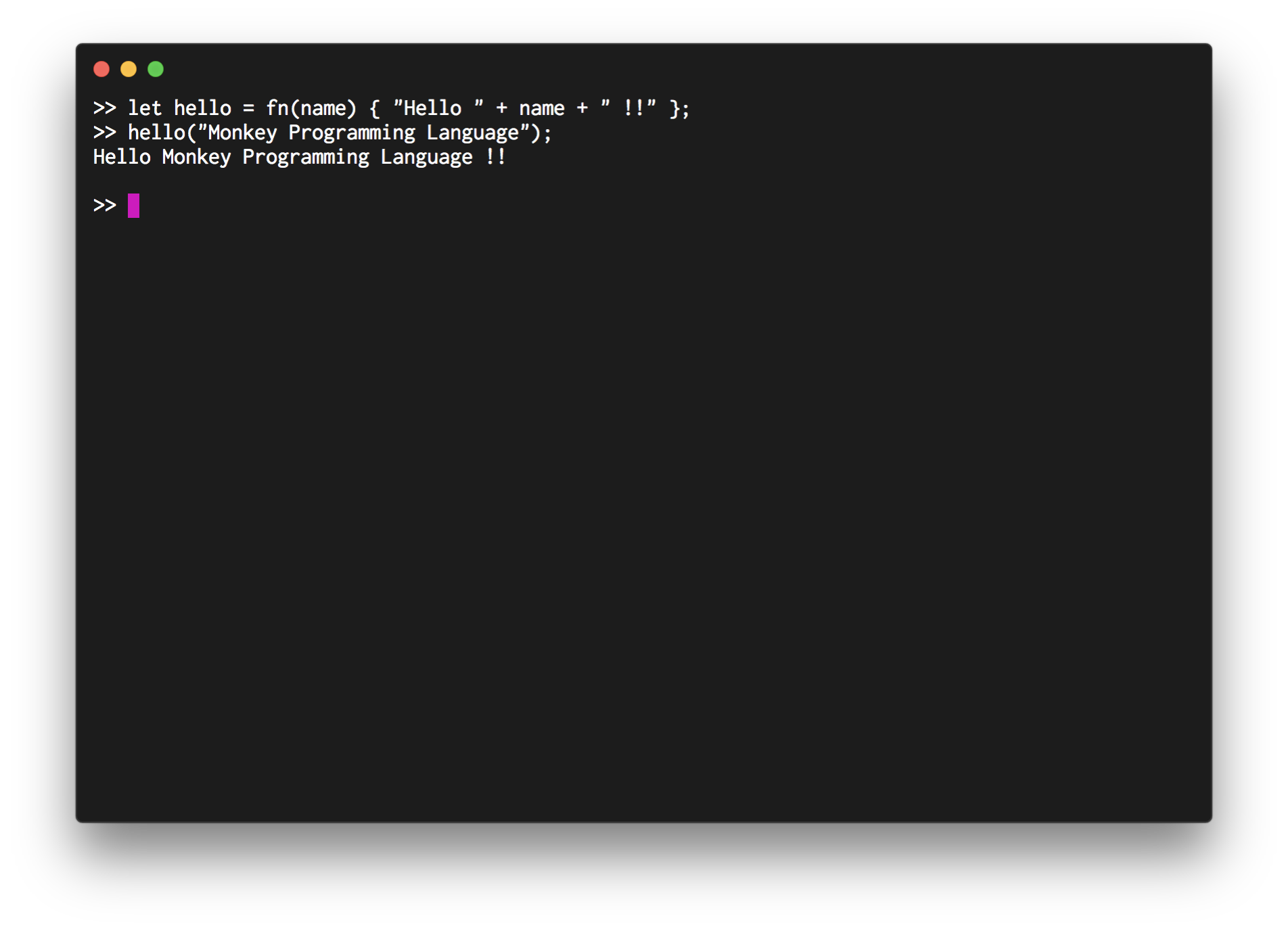 REPL Screenshot