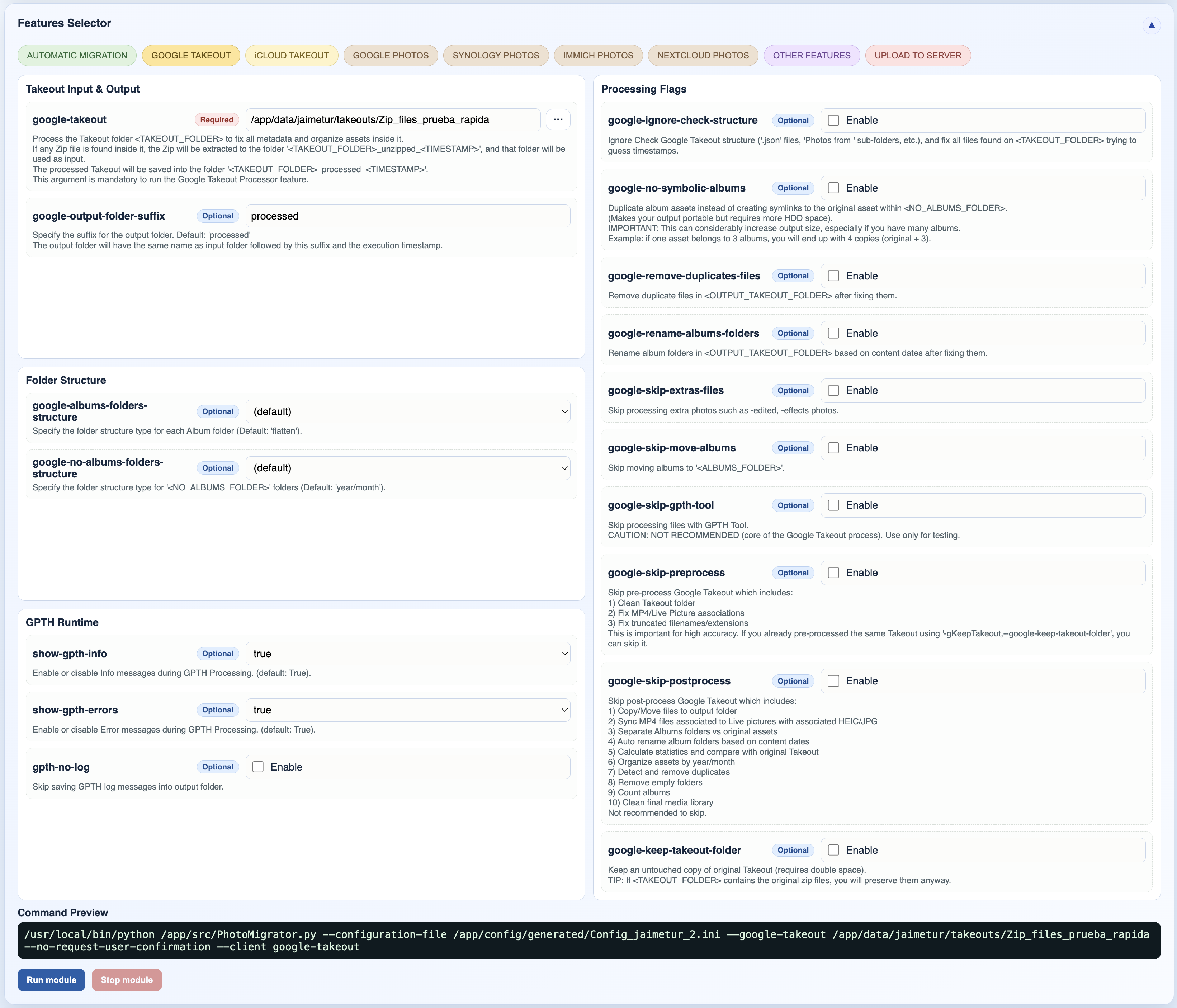 Google Takeout