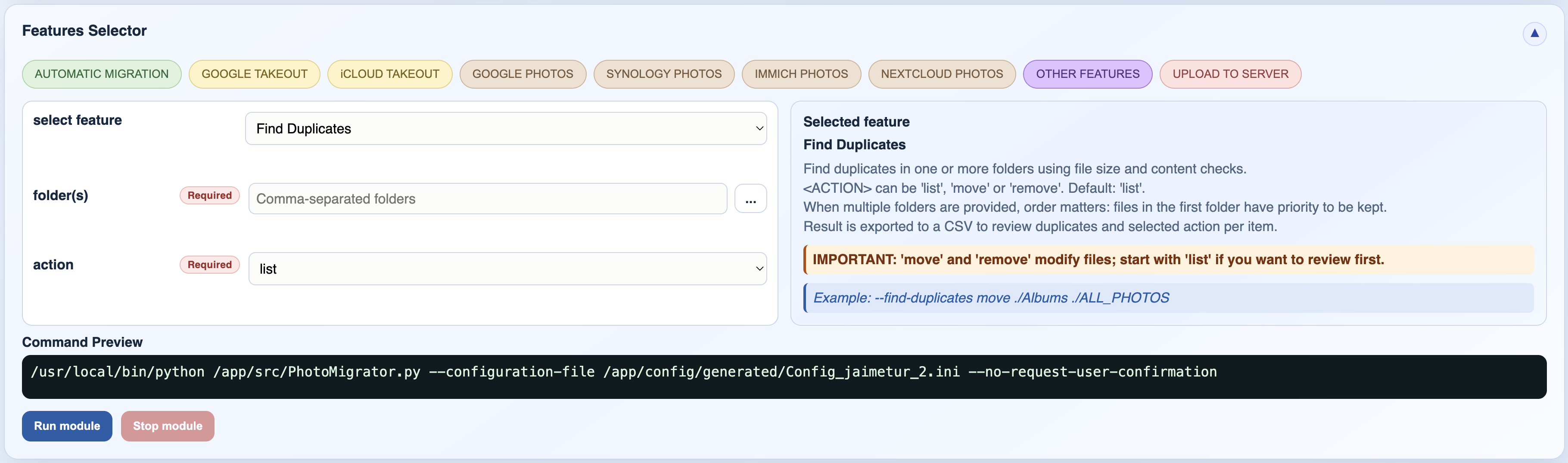Other Features