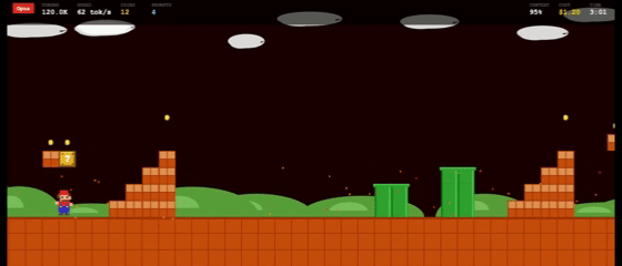 Screen shake at high context pressure