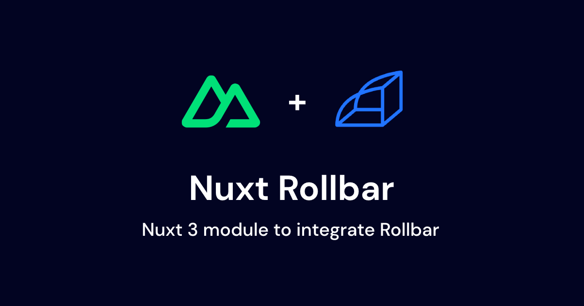 Nuxt Rollbar module