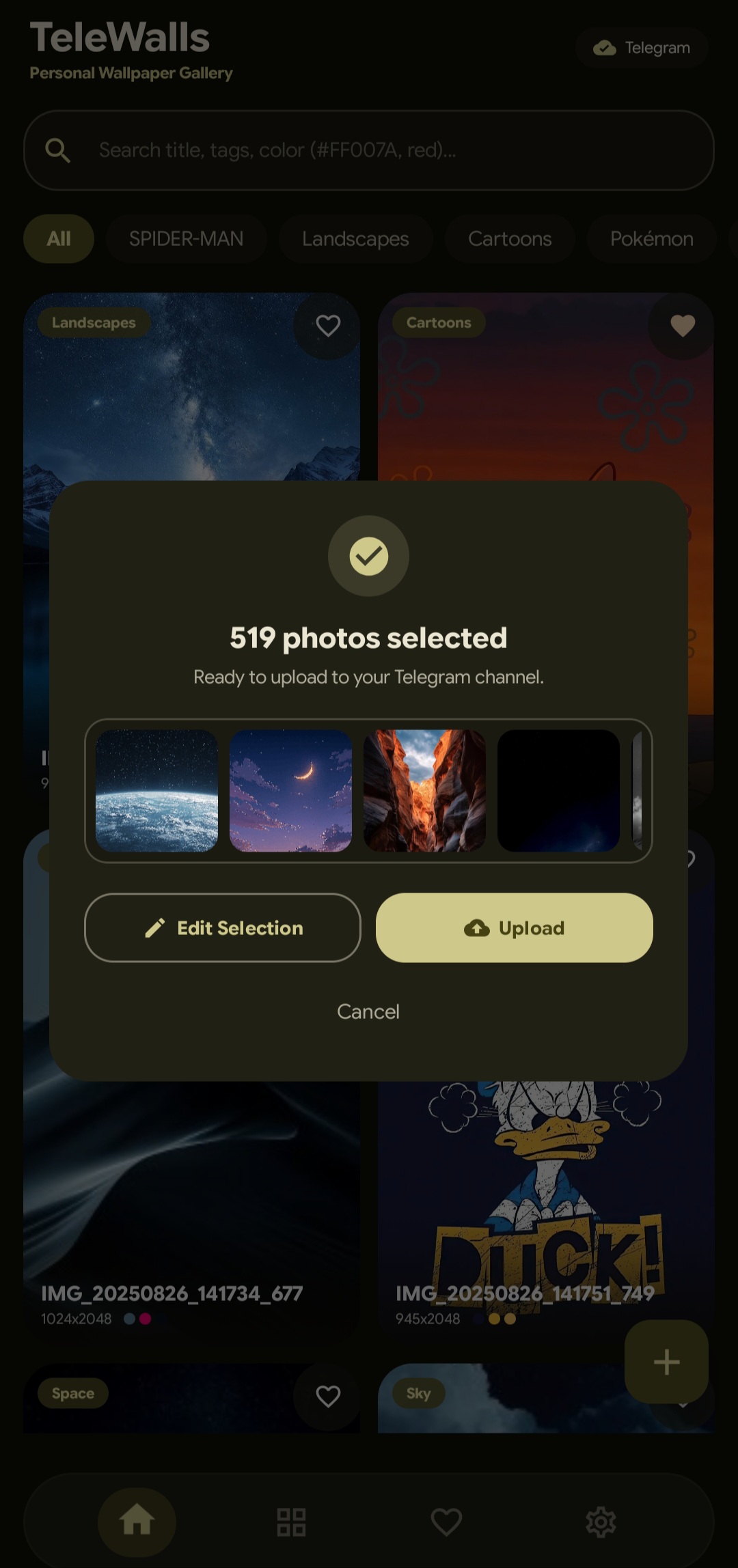 Multi upload