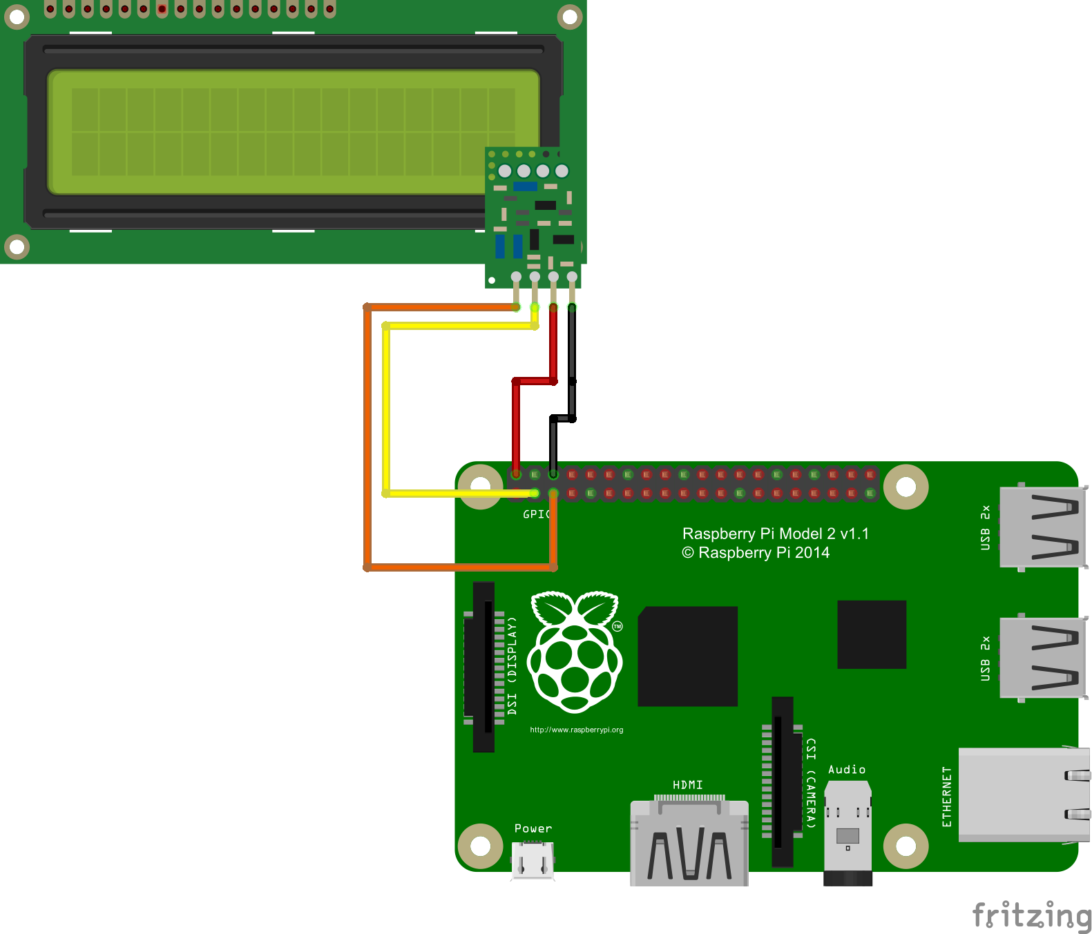 hd44780 i2c raspberry pi