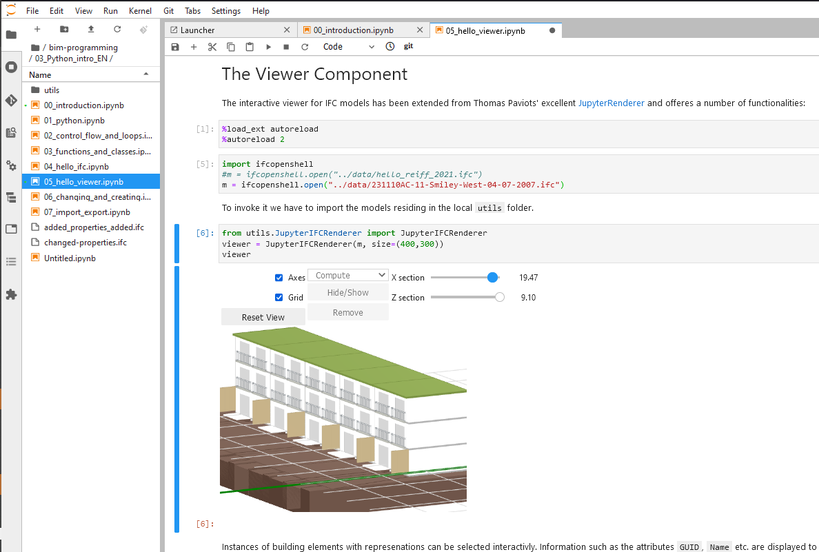 screenshot of jupyter=notebook