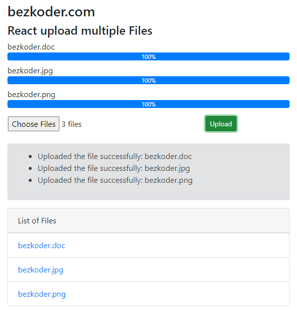 react-multiple-files-upload-example-progress-bar