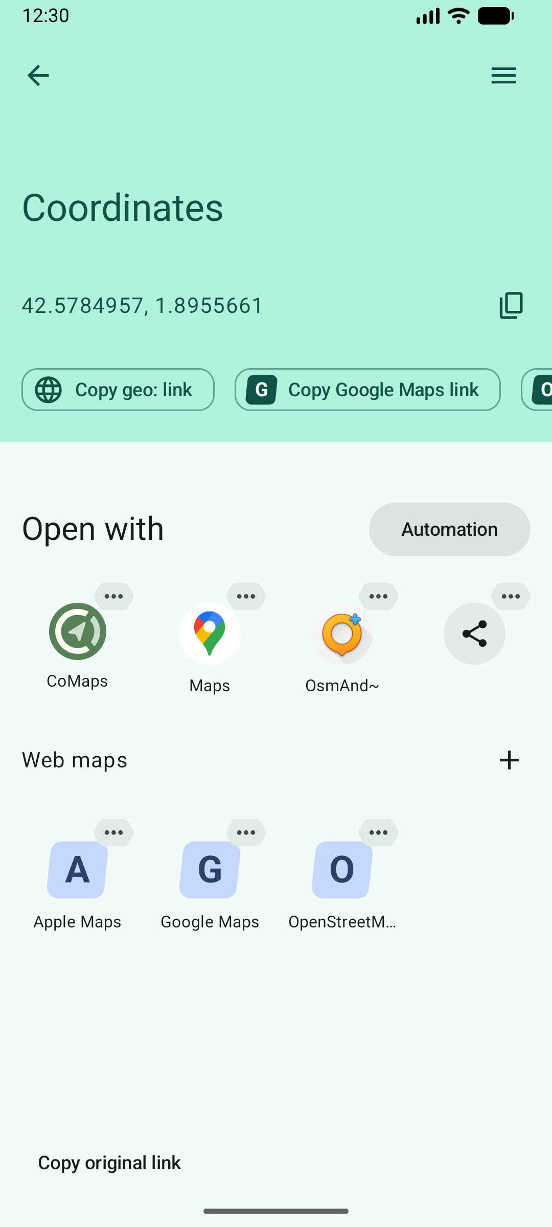 Screenshot 2 of GeoShare — opens full size