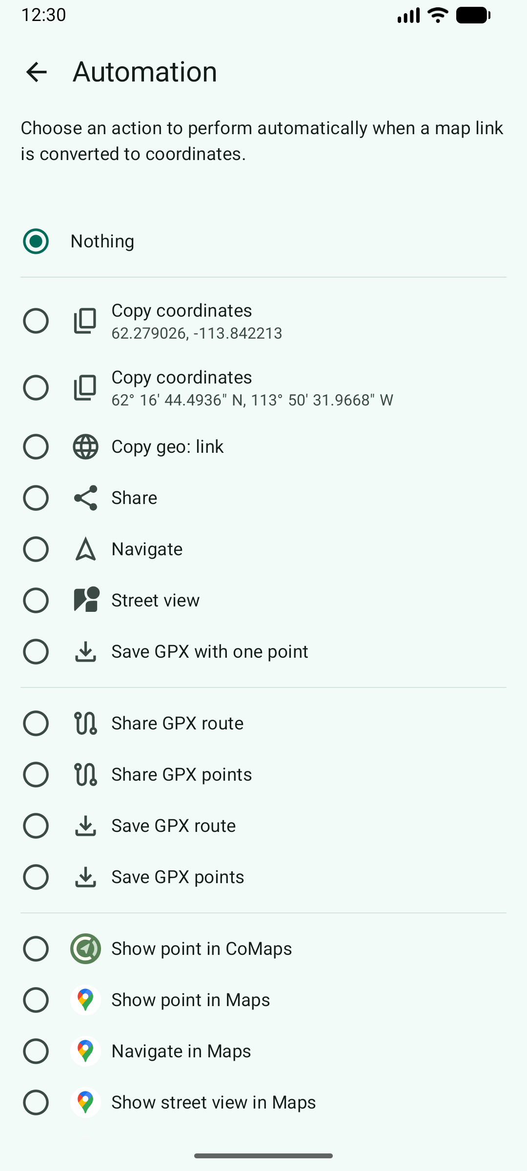Screenshot 3 of GeoShare — opens full size