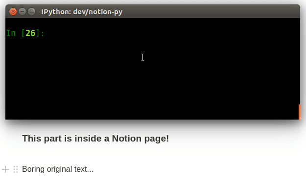Notion-Py in action