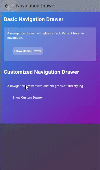 Custom Drawer