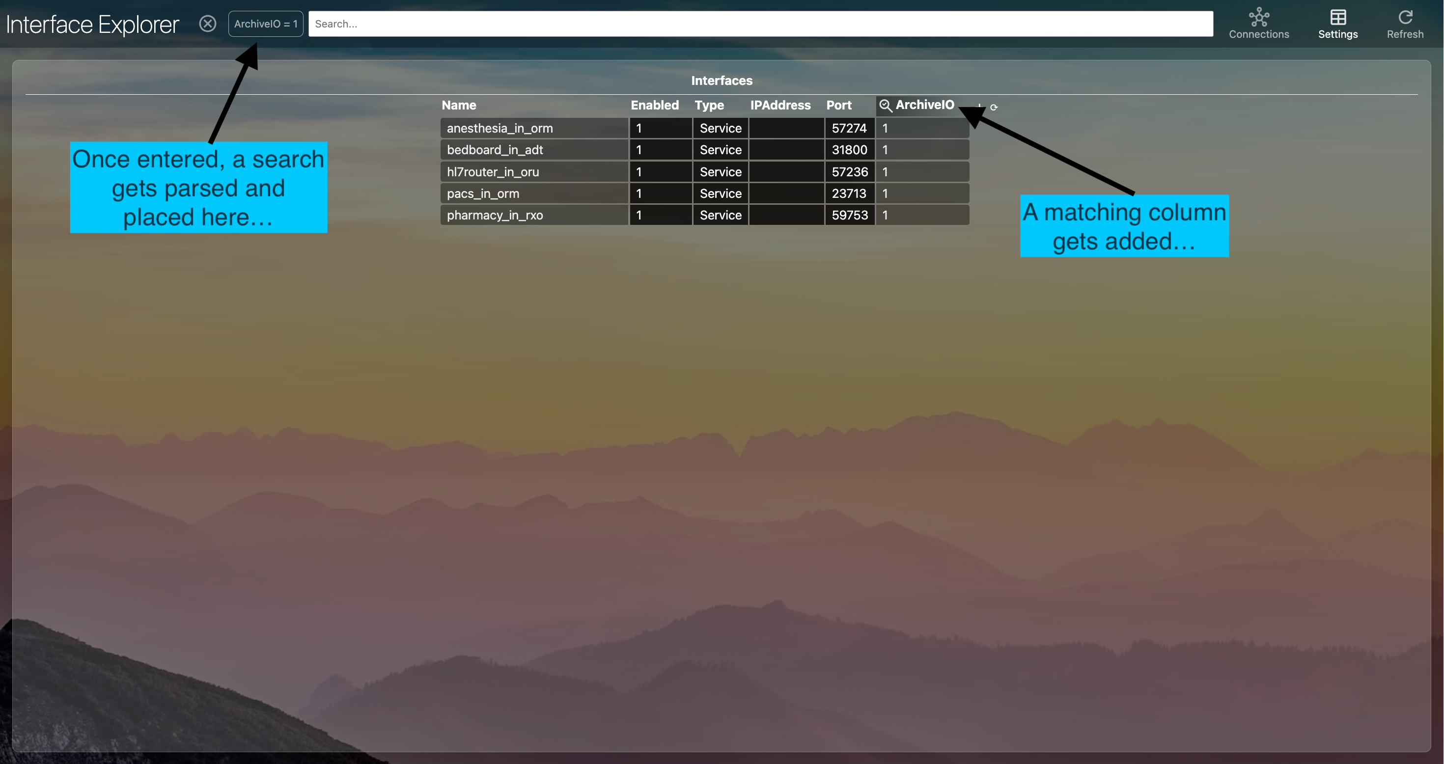 Image: Filter Columns