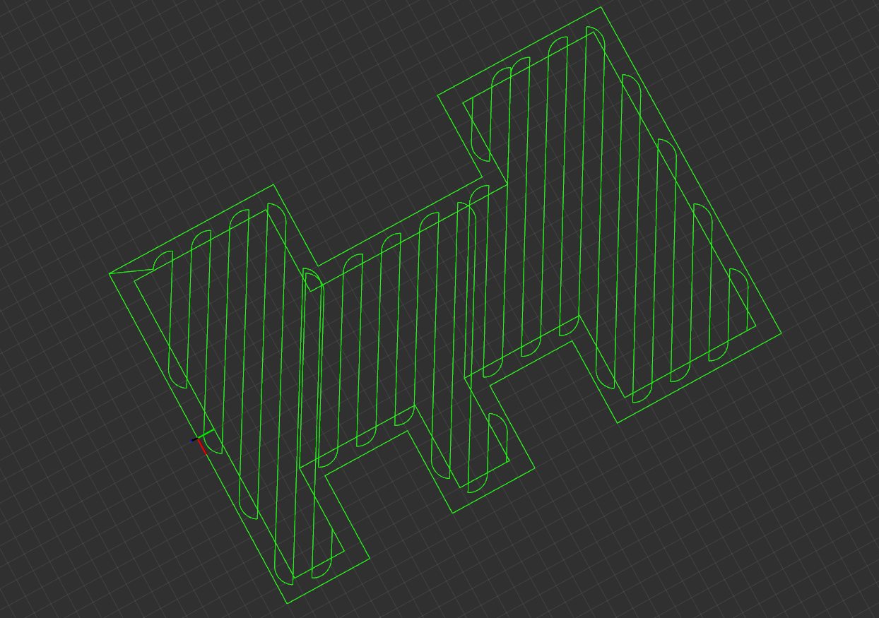 Sample Boustrophedon Plan