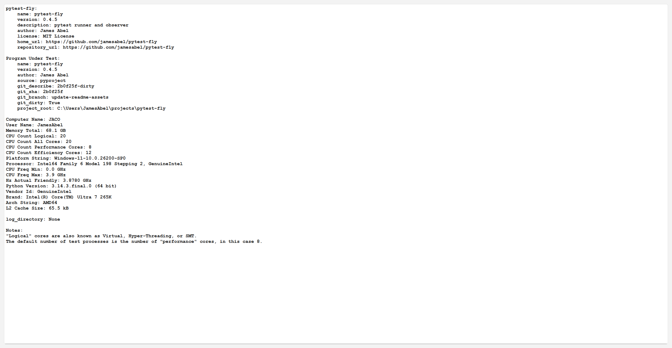About tab