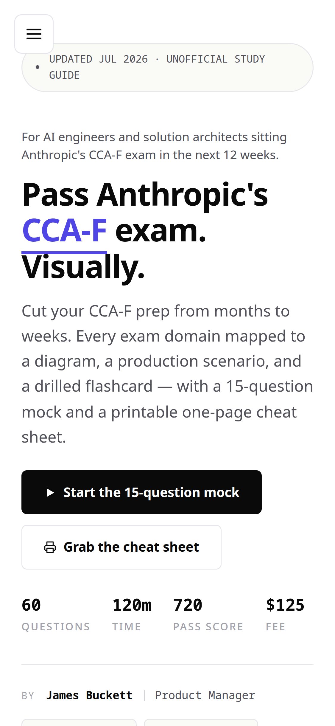 Study guide mobile screenshot