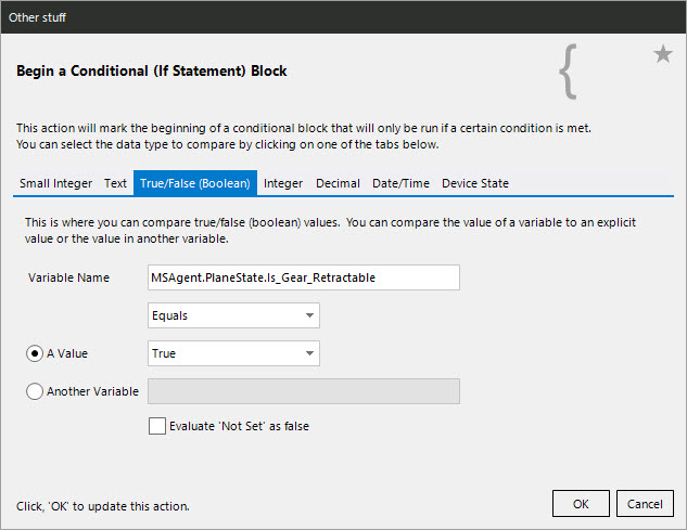 Adding a conditional check for true