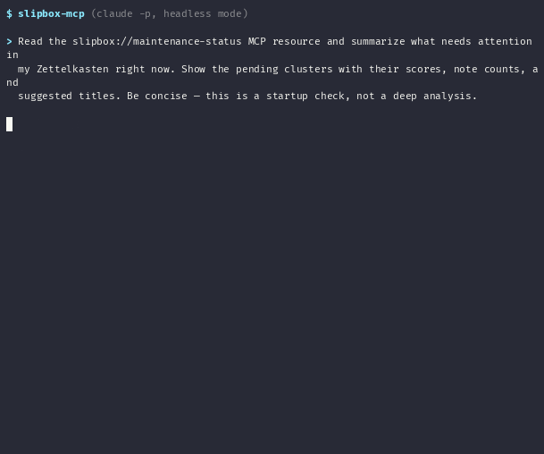 Proactive Maintenance