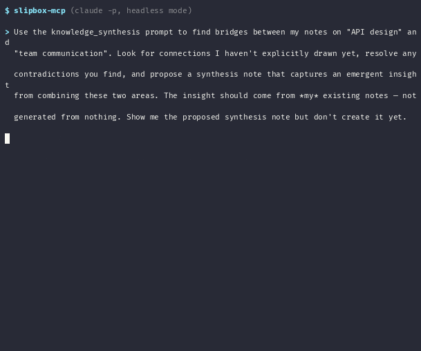 Knowledge Synthesis