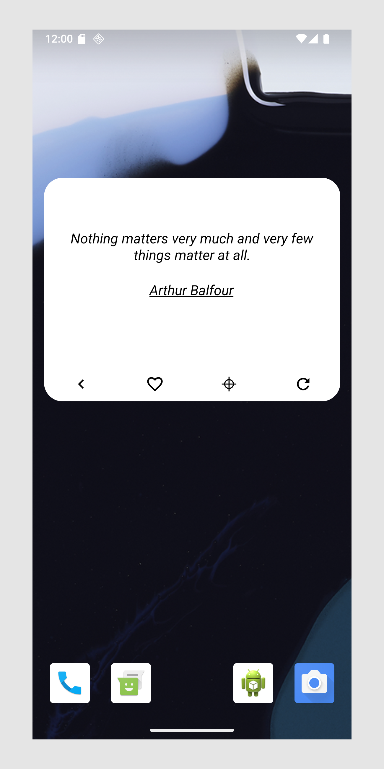 Screenshot 1 of QuoteUnquote — opens full size