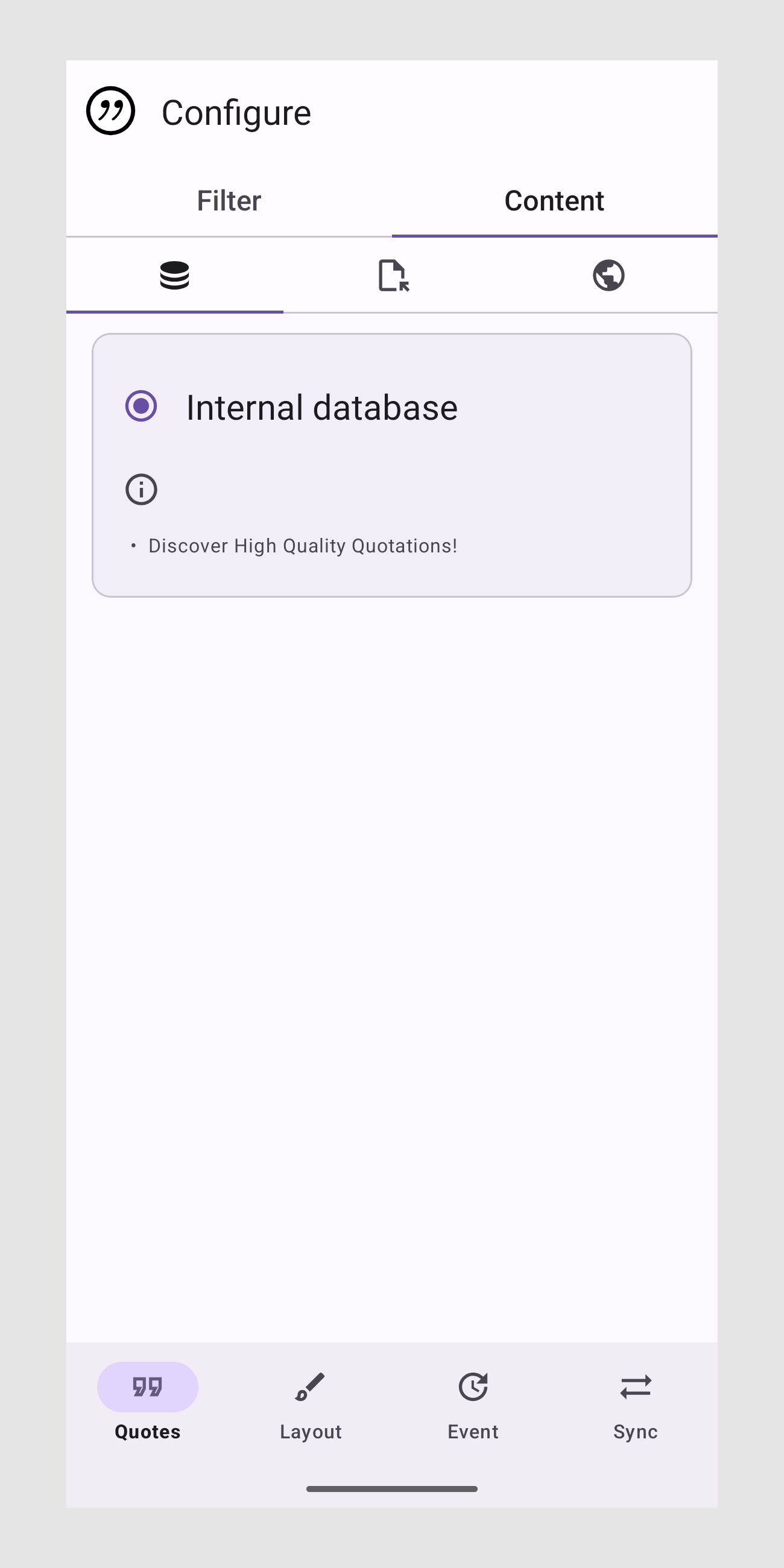 Screenshot 5 of QuoteUnquote — opens full size