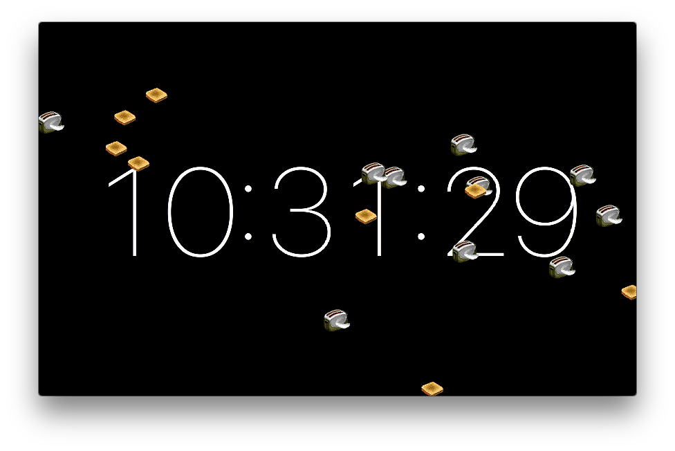 padbury clock screensaver