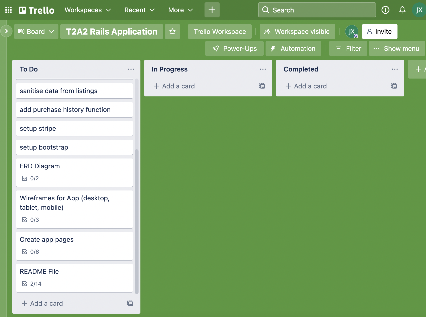 trello board