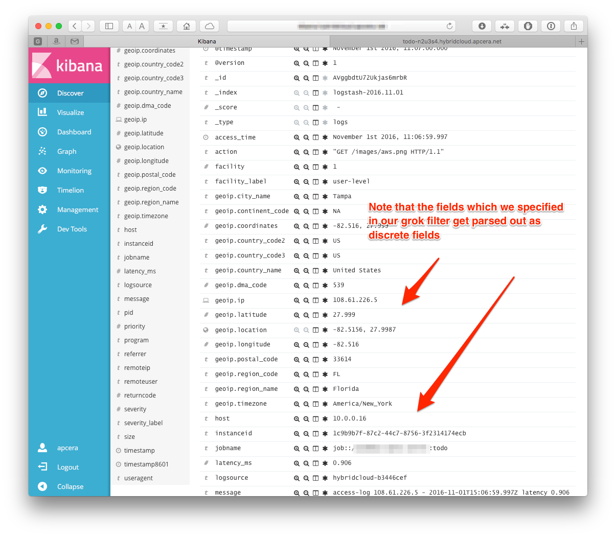 Kibana Details