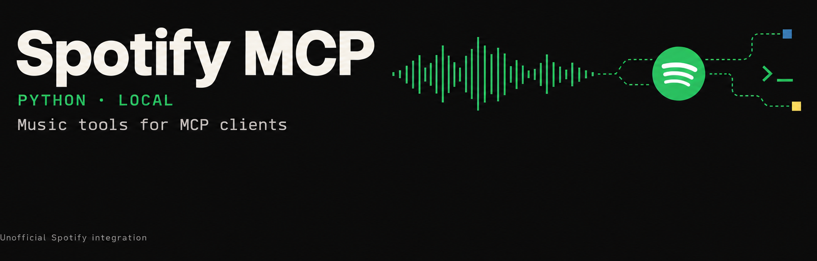 Spotify MCP, Python local server