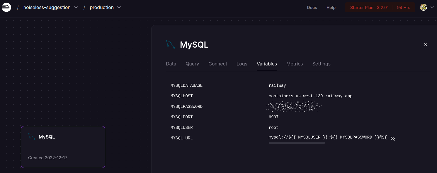 MySQL conexión