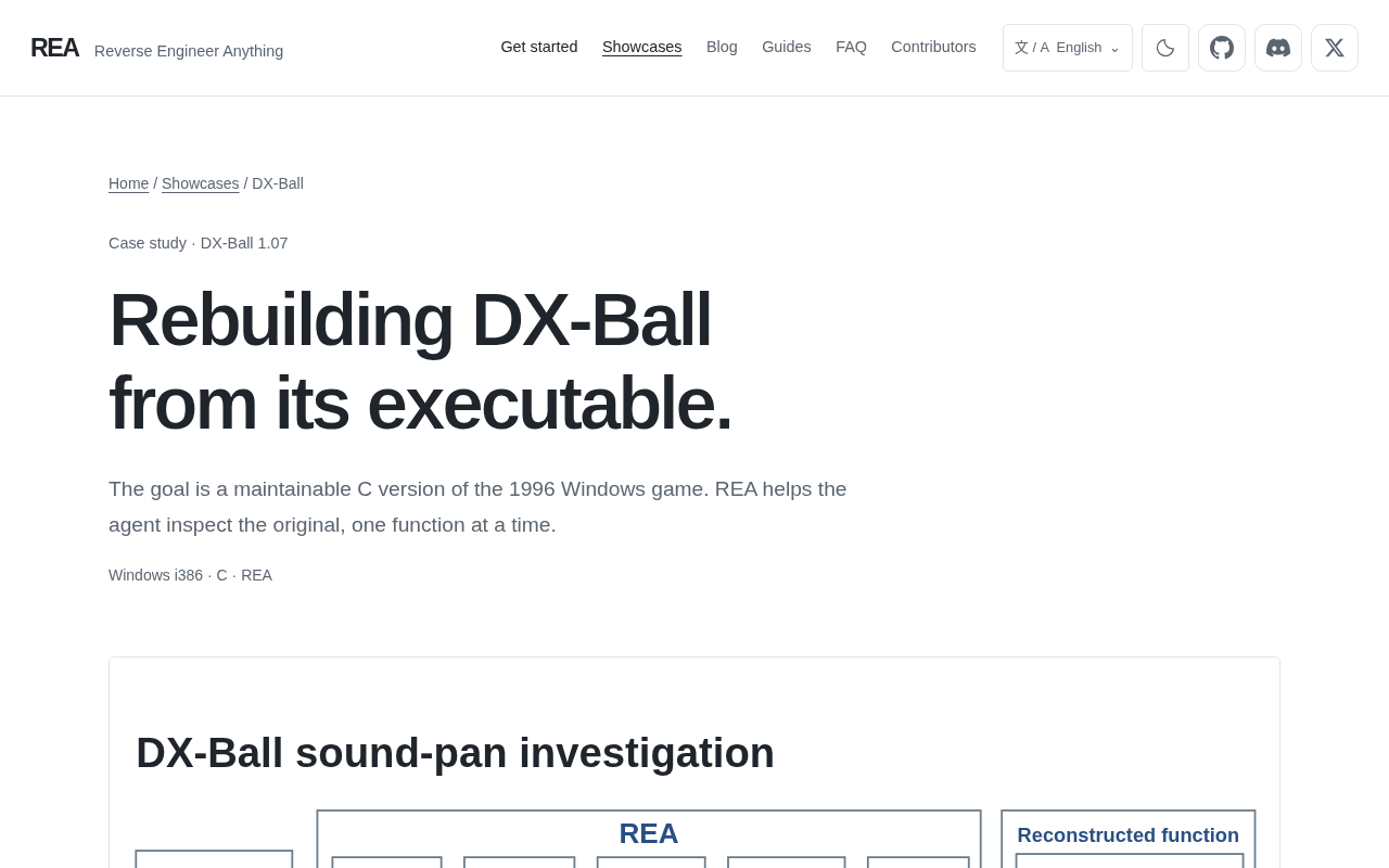 DX-Ball: sound-pan function