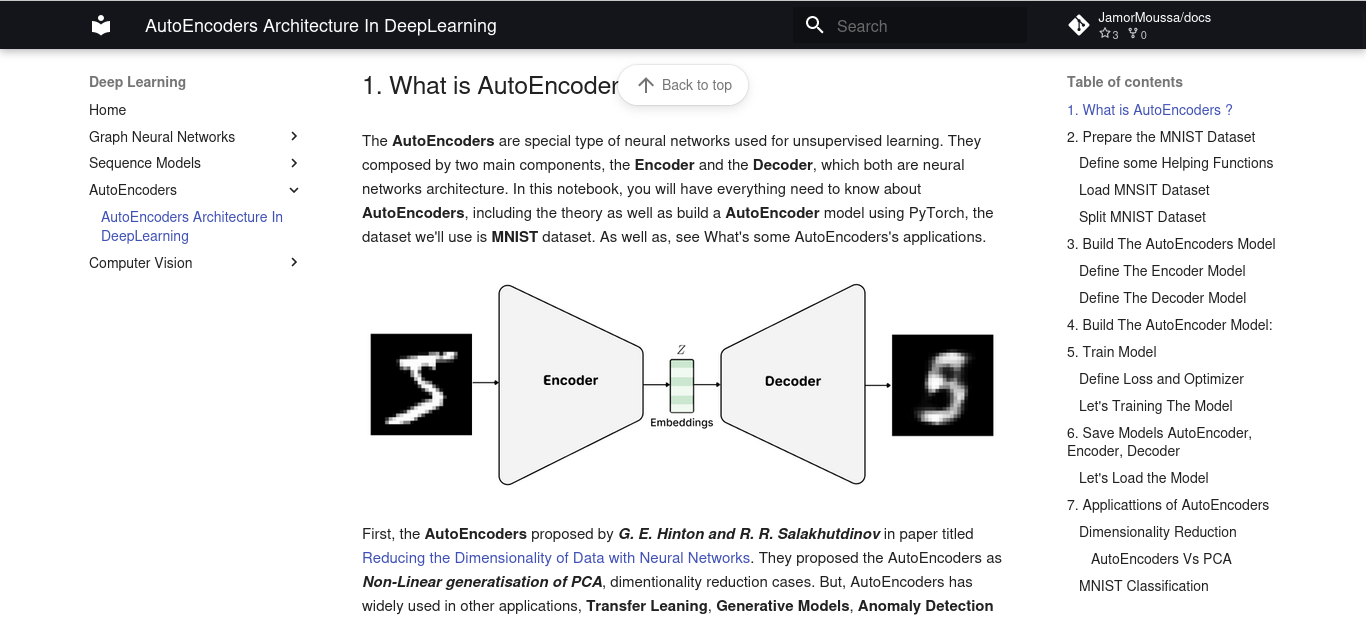 AutoEncoders