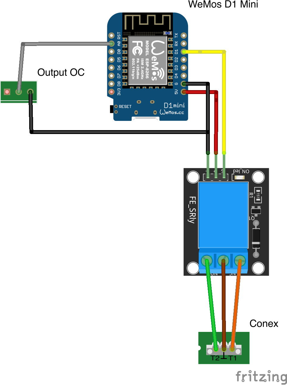Home Assistant Sommer Conex wiring diagram