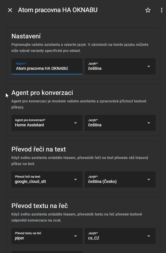 Home Assistant pipeline