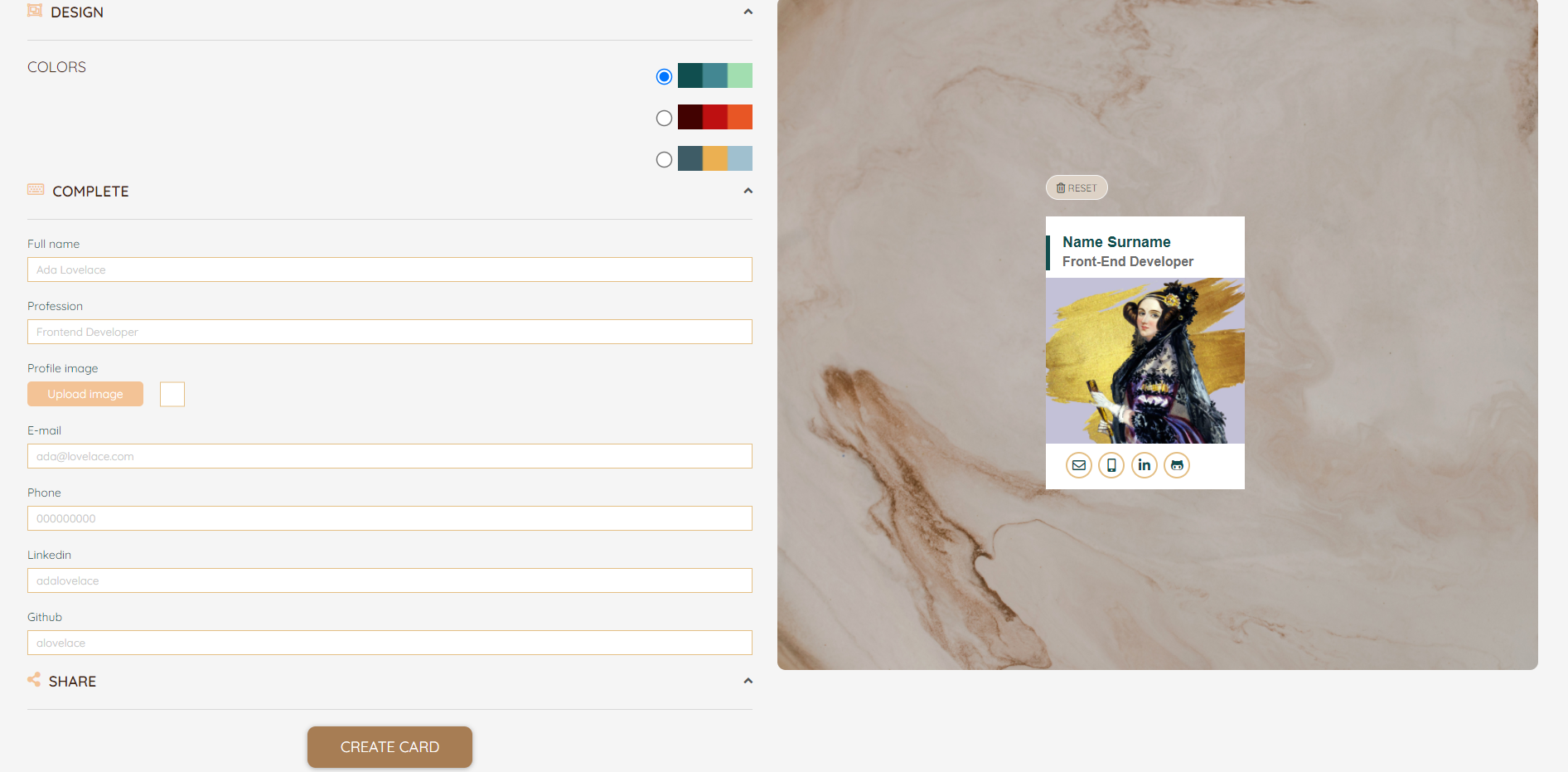 GitHub - janadim/Creative-cards: Developed a collection of visually ...