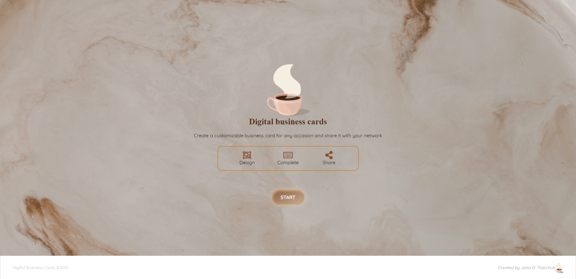 GitHub - janadim/Creative-cards: Developed a collection of visually ...