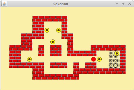 Sokoban game screenshot