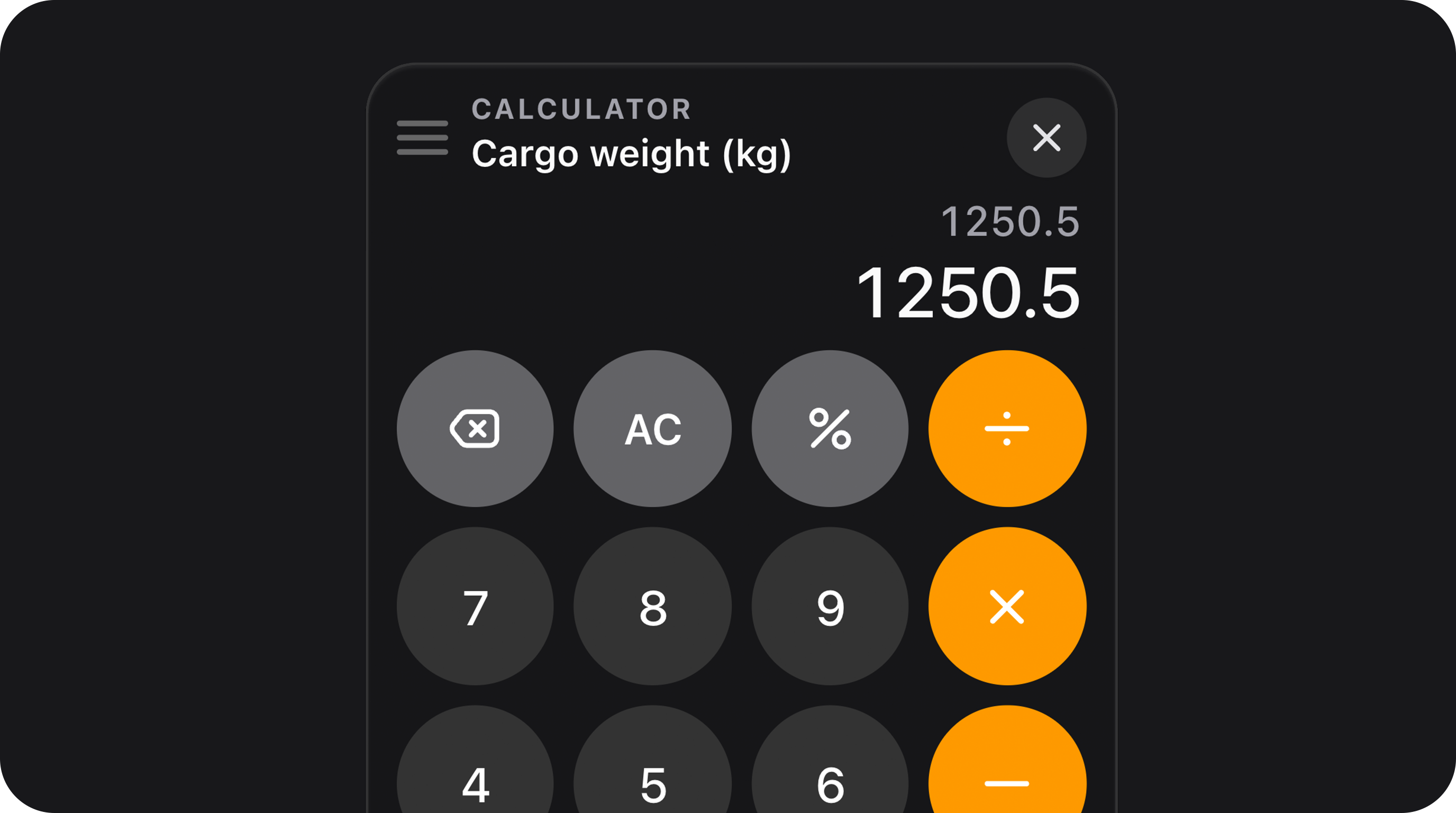 CalculatorField - Numeric input with shared iOS-style calculator panel, per-field session memory, floating desktop panel, and mobile bottom sheet