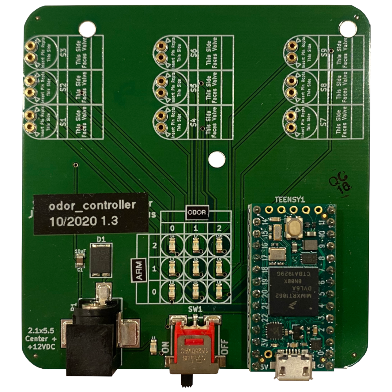 Y arena odor controller, from the project README