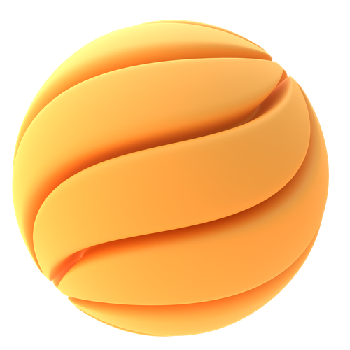 DESIGN:OS orange spherical mark
