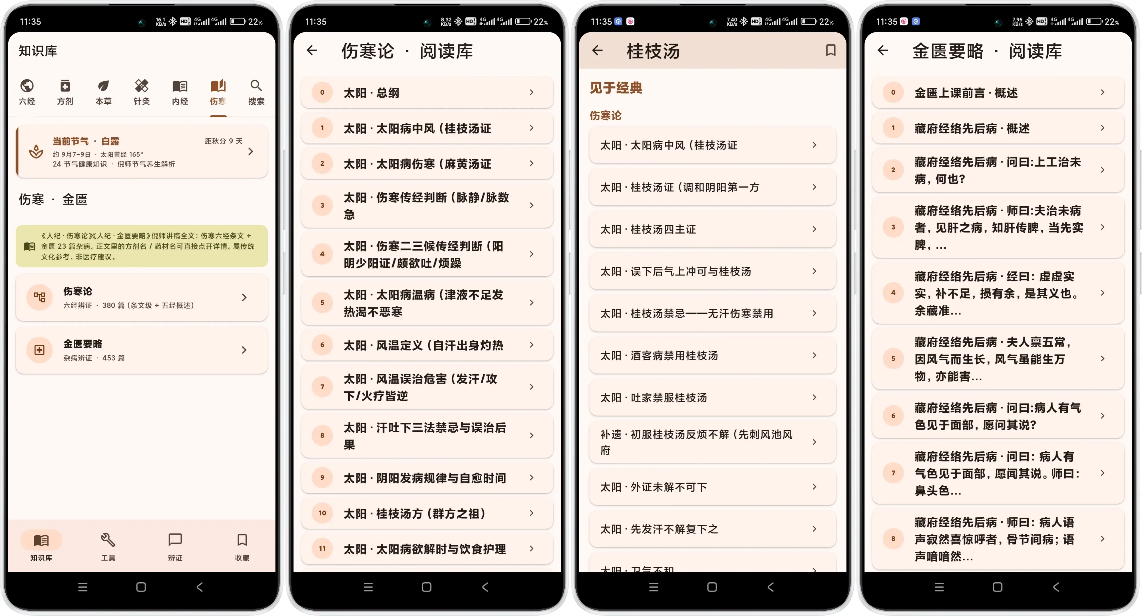 v1.11.23 伤寒金匮条文级阅读库
