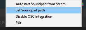 set soundpad path