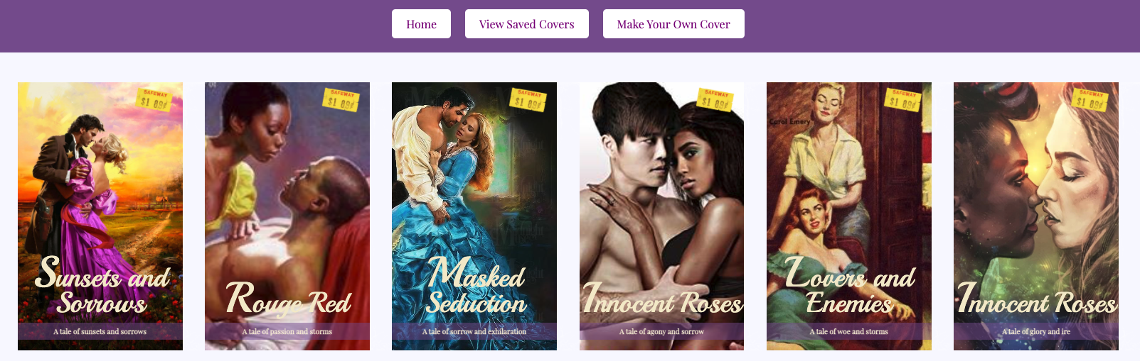 View Your Saved Covers