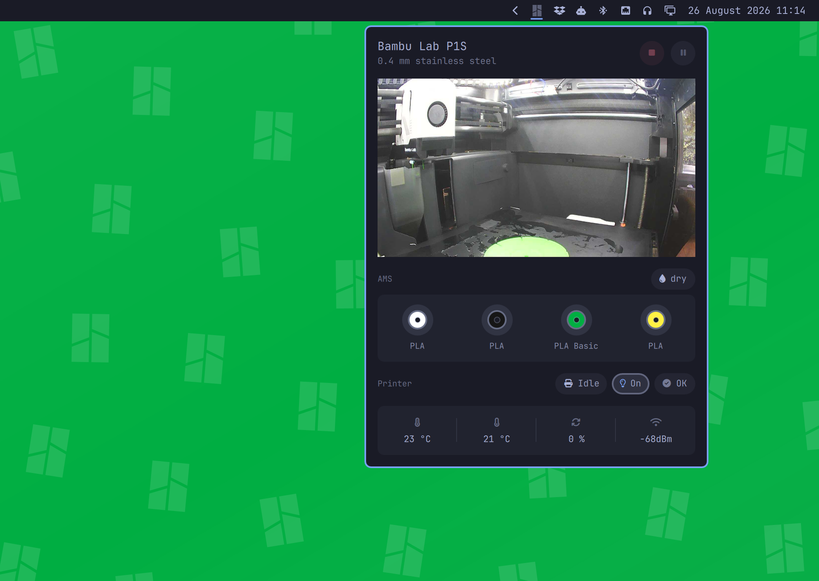 Connected and idle