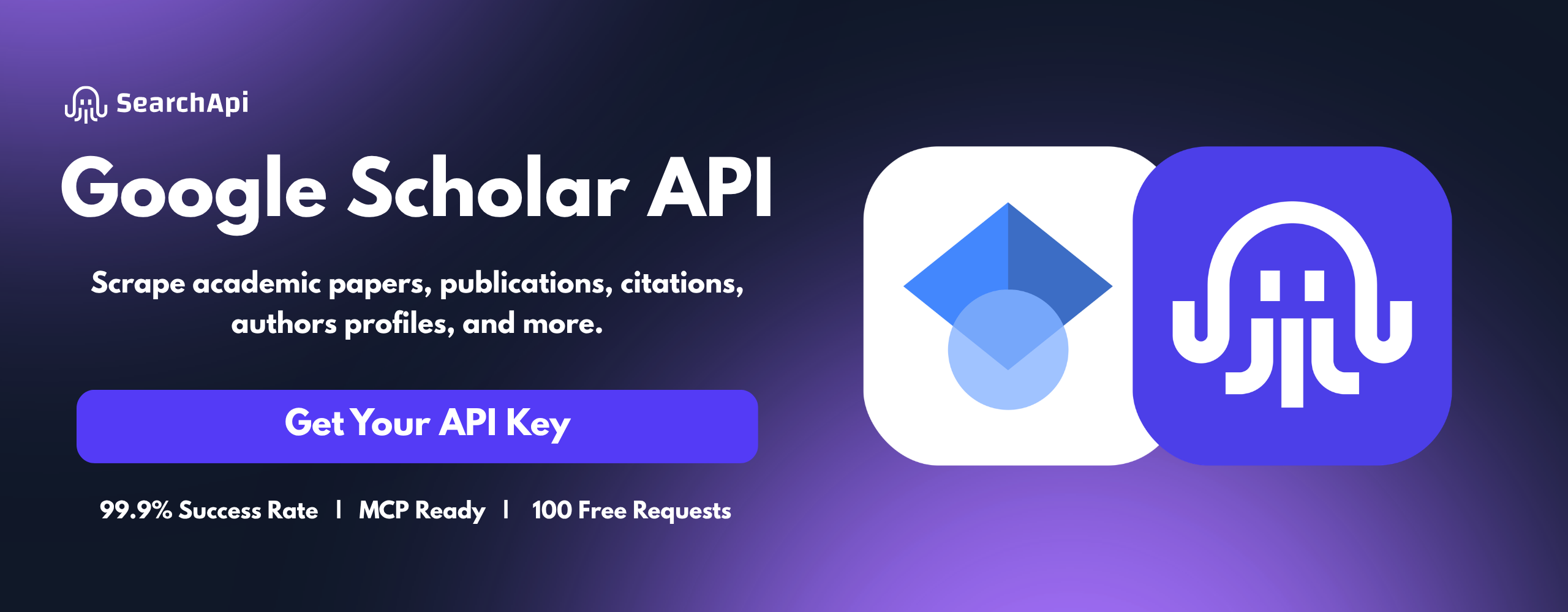 SearchApi Google Scholar API — Get your API key