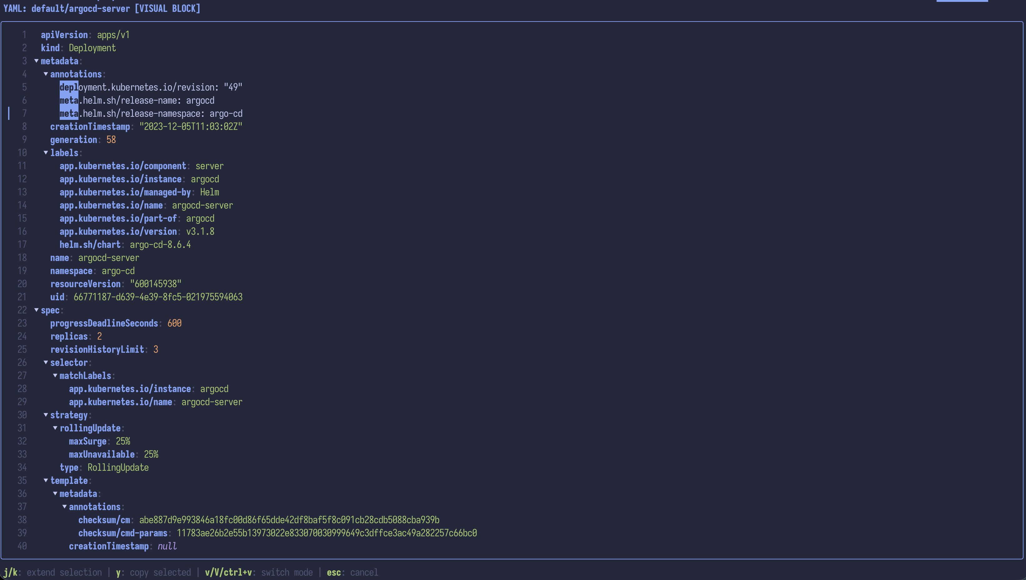 Yaml preview